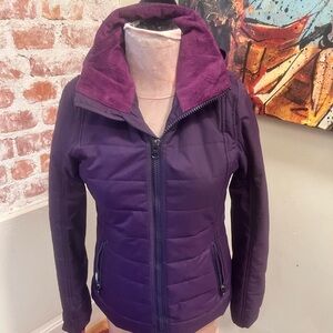 CB Winter ski snowboard hooded jacket zipper pockets Small